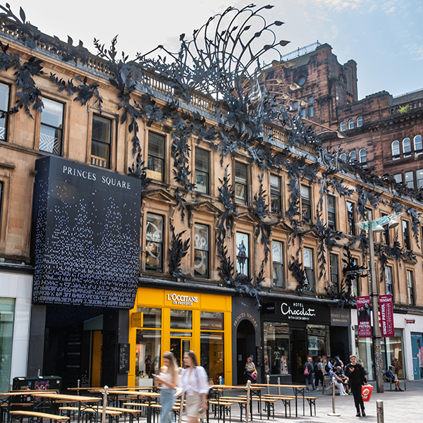 Exterior of Princes Square